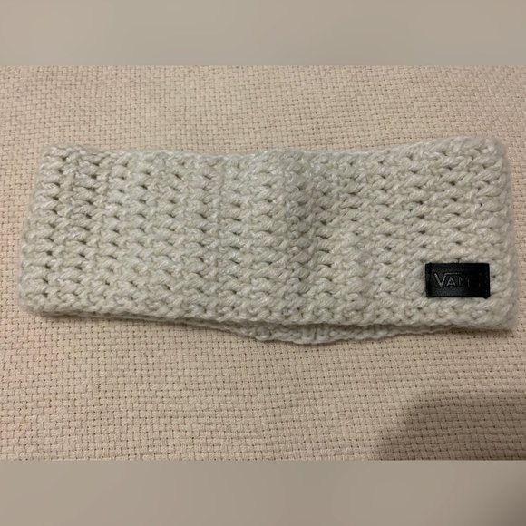 Vans White Knit Scarf - Picture 4 of 5